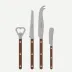 Bistrot Vintage Solid Chocolate Bistrot Aperitif Set