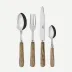 Lavandou Olive Tree Wood 48 Pieces Cutlery Set 9"1/4