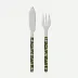 Bistrot Camouflage Green Fish Set 8"1/4