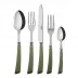 Numero 1 Green Fern 5-Pc Setting (Dinner Knife, Dinner Fork, Soup Spoon, Salad Fork, Teaspoon)