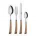 Numéro 1 Light Wood 4-Pc Setting (Dinner Knife, Dinner Fork, Soup Spoon, Teaspoon)