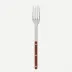 Bistrot Shiny Tartan Red Serving Fork 10.25"