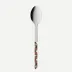 Bistrot Tartan White Serving Spoon 10"1/4