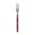 Bistrot Vintage Tartan Red Salad Fork 7.5"