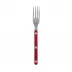 Bistrot Vintage Tartan Red Small Fork 6.5"