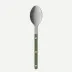 Bistrot Vintage Pearly Dark Green Soup Spoon 8.5"