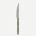 Bistrot Vintage Pearly Dark Green Dinner Knife 9.25"