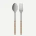Bistrot Vintage Pearly Caramel Serving Set 10.25"