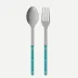 Bistrot Vintage Pearly Turquoise Serving Set 10.25"
