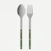 Bistrot Vintage Pearly Dark Green Serving Set 10.25"