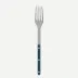Bistrot Vintage Pearly Steel Blue Serving Fork 10.25"