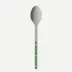 Bistrot Vintage Pearly Garden Green Serving Spoon 10.25"