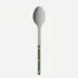 Bistrot Vintage Pearly Dark Green Serving Spoon 10.25"