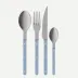 Bistrot Vintage Pearly Light Blue 24 Pieces Cutlery Set 9.25"