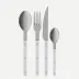 Bistrot Vintage Pearly White 24 Pieces Cutlery Set 9.25"