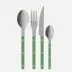 Bistrot Vintage Pearly Garden Green 24 Pieces Cutlery Set 9.25"