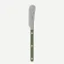 Bistrot Vintage Pearly Dark Green Butter Spreader 5.5"