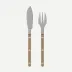 Bistrot Vintage Pearly Caramel Fish Set 8.25"