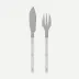 Bistrot Vintage Pearly White Fish Set 8.25"
