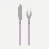 Bistrot Vintage Pearly Lilac Fish Set 8.25"