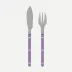 Bistrot Vintage Pearly Purple Fish Set 8.25"
