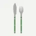 Bistrot Vintage Pearly Garden Green Fish Set 8.25"