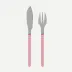 Bistrot Vintage Pearly Soft Pink Fish Set 8.25" (Knife, Fork)