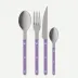 Bistrot Vintage Pearly Purple 4 Pieces Cutlery Set 9.25"