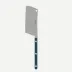 Bistrot Vintage Pearly Steel Blue Cheese Cleaver 8"