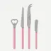 Bistrot Vintage Pearly Soft Pink Bistrot Aperitif Set (Bottle Opener, Tomato Knife, Cheese Knife Large, Butter Spreader)
