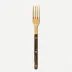 Bistrot Gold Buffalo Faux Buffalo Dinner Fork 8"1/2
