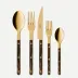 Bistrot Gold Buffalo Faux Buffalo 5 Pieces Cutlery Set