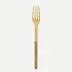 Bistrot Gold Teak Teak Serving Fork 10"1/4