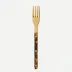 Bistrot Gold Tortoise Faux Tortoise Salad Fork 7"1/2