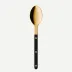 Bistrot Gold Solid Black Soup Spoon 8"1/2
