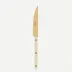 Bistrot Gold Solid Ivory Dinner Knife 9"1/4