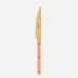 Bistrot Gold Solid Nude Pink Dinner Knife 9"1/4