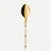 Bistrot Gold Solid Ivory Dessert Spoon 7"1/2