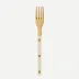 Bistrot Gold Solid Ivory Salad Fork 7"1/2