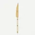 Bistrot Gold Solid Ivory Dessert Knife 8"