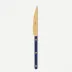 Bistrot Gold Solid Navy Blue Dessert Knife 8"