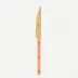 Bistrot Gold Solid Nude Pink Dessert Knife 8"
