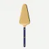 Bistrot Gold Solid Navy Blue Tart Server 10"