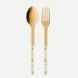 Bistrot Gold Solid Ivory Serving Set 10"1/4