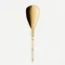 Bistrot Gold Solid Ivory Rice Spoon 10"1/4