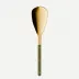 Bistrot Gold Solid Green Fern Rice Spoon 10"1/4
