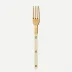 Bistrot Gold Solid Ivory Small Fork 6"1/2