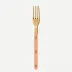 Bistrot Gold Solid Nude Pink Small Fork 6"1/2