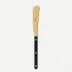 Bistrot Gold Solid Black Butter Knife 7"3/4