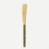 Bistrot Gold Solid Green Fern Butter Knife 7"3/4